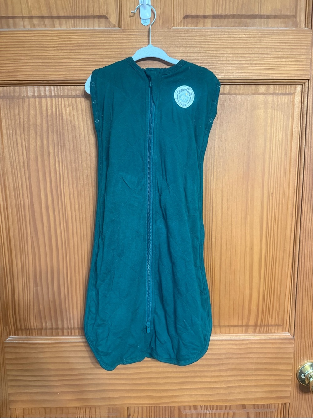 Dreamland Bamboo Green Sleeveless Zippered Kids Pajama Sleep Sack 0/6m